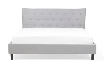 Saverne Dobbeltseng 160 | 200 cm - Grå - Møbler - Senge - Sengeramme & sengestel