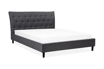 Saverne Dobbeltseng 160 | 200 cm - Grå - Møbler - Senge - Sengeramme & sengestel