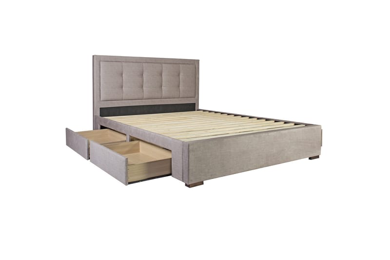 Seng DUKE med 4 skuffer 160x200cm uden madras - Møbler - Senge - Sengeramme & sengestel