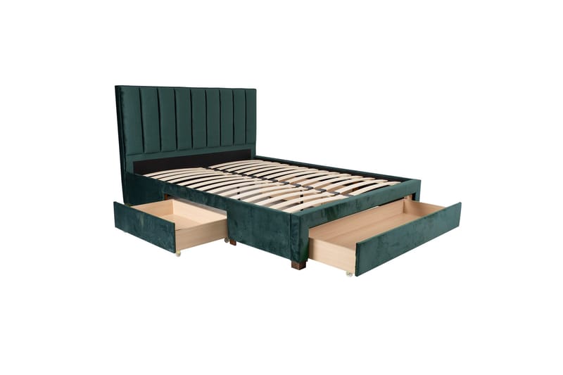 Seng GRACE 3-skuffer uden madras 160x200cm - Møbler - Senge - Sengeramme & sengestel