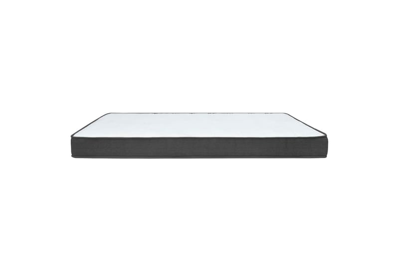 Seng Med Boxmadras 80x200 cm Stof Mørkegrå - Møbler - Senge - Sengeramme & sengestel