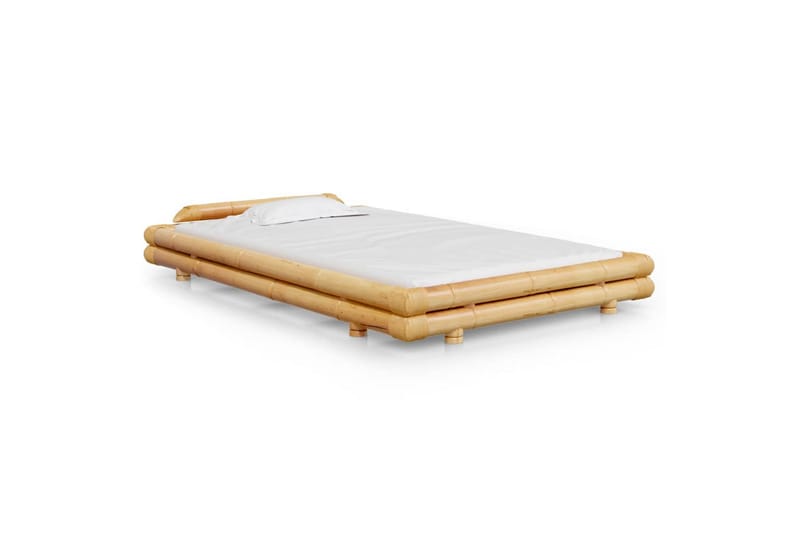 sengeramme 120x200 cm bambus - Brun - Møbler - Senge - Sengeramme & sengestel