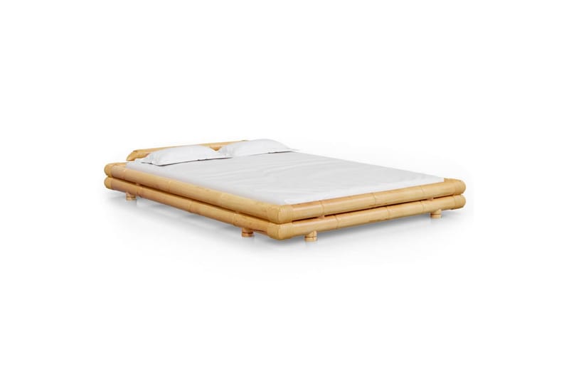 sengeramme 140x200 cm bambus - Brun - Møbler - Senge - Sengeramme & sengestel
