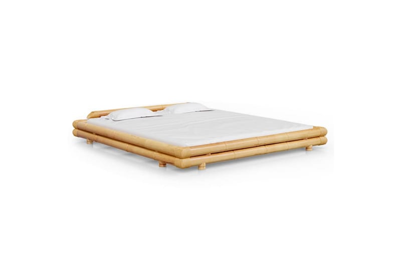 sengeramme 180x200 cm bambus - Brun - Møbler - Senge - Sengeramme & sengestel