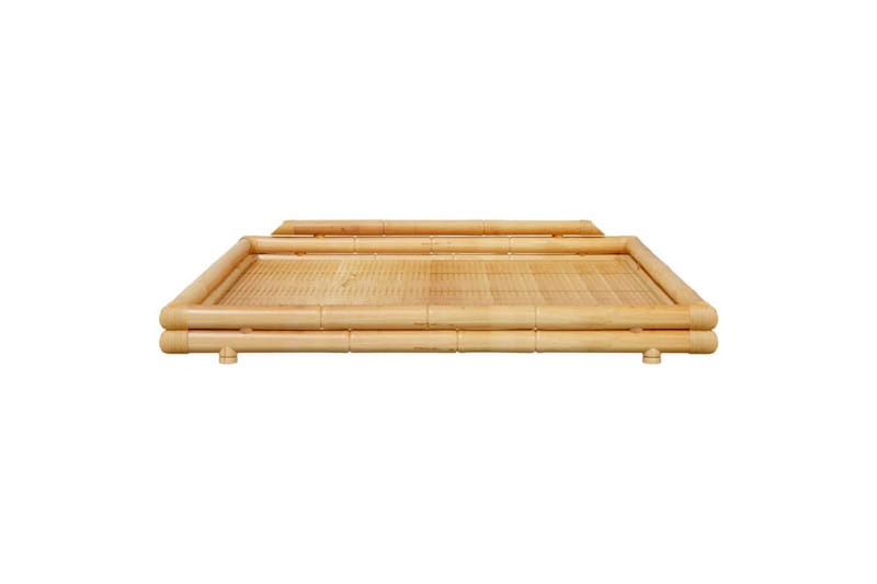 sengeramme 200x200 cm bambus - Brun - Møbler - Senge - Sengeramme & sengestel