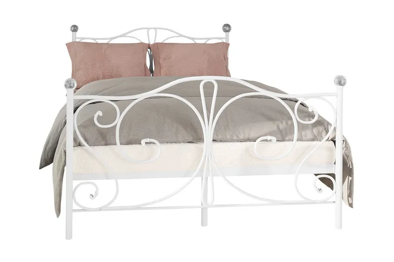 Sengeramme ROLEMI 140x200, Hvid