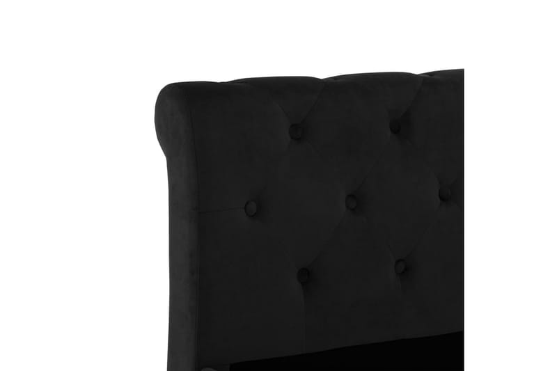 Sengestel 100X200 cm Flöjl Sort - Møbler - Senge - Sengeramme & sengestel