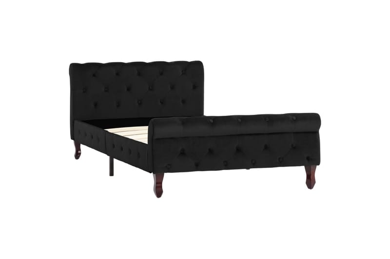 Sengestel 100X200 cm Flöjl Sort - Møbler - Senge - Sengeramme & sengestel