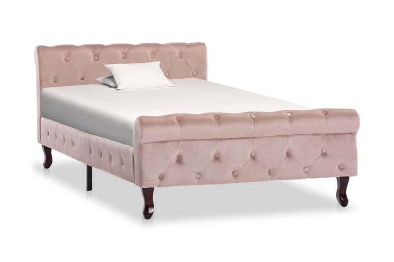 Sengestel 100X200 cm Flöjl Pink - Møbler - Senge - Sengeramme & sengestel
