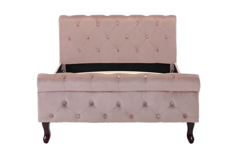 Sengestel 100X200 cm Flöjl Pink - Møbler - Senge - Sengeramme & sengestel