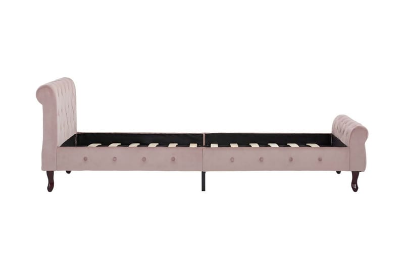 Sengestel 100X200 cm Flöjl Pink - Møbler - Senge - Sengeramme & sengestel