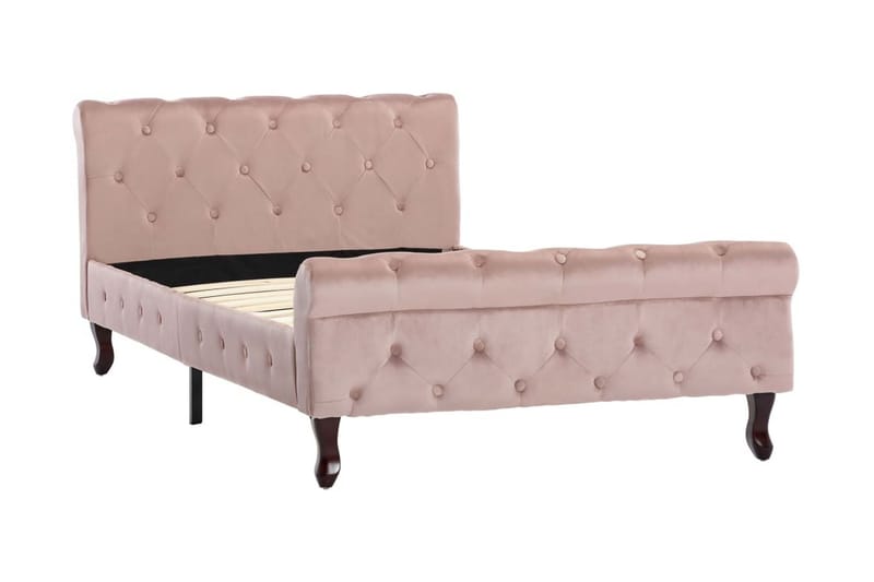 Sengestel 100X200 cm Flöjl Pink - Møbler - Senge - Sengeramme & sengestel