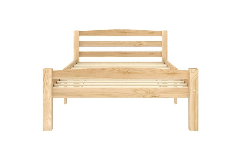 sengestel 100x200 cm massivt fyrretræ - Brun - Møbler - Senge - Sengeramme & sengestel
