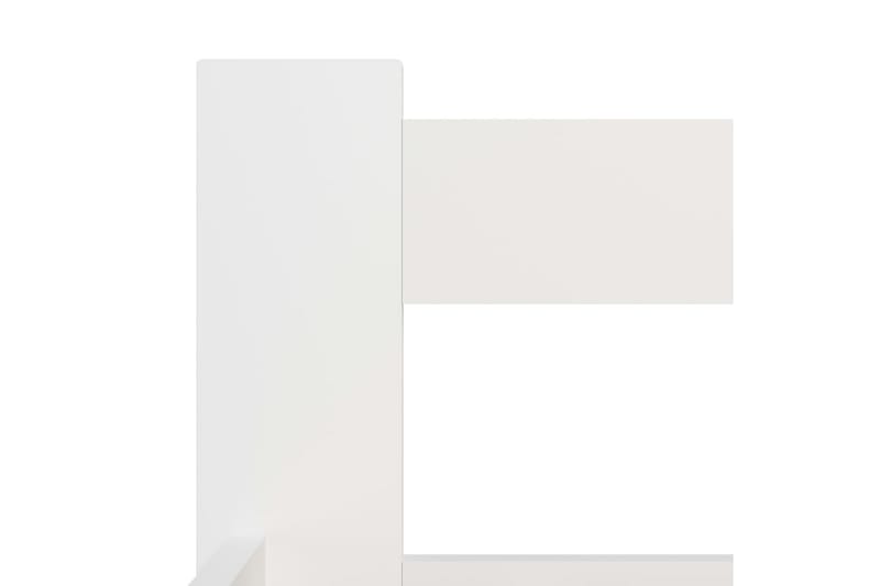 sengestel 100x200 cm massivt fyrretræ hvid - Hvid - Møbler - Senge - Sengeramme & sengestel