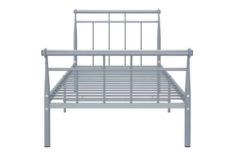sengestel 100x200 cm metal grå - Grå - Møbler - Senge - Sengeramme & sengestel