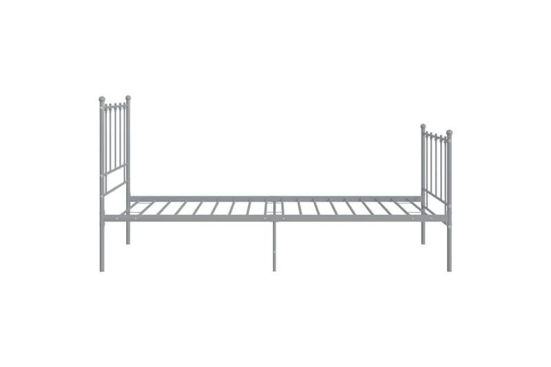 sengestel 100x200 cm metal grå - Grå - Møbler - Senge - Sengeramme & sengestel