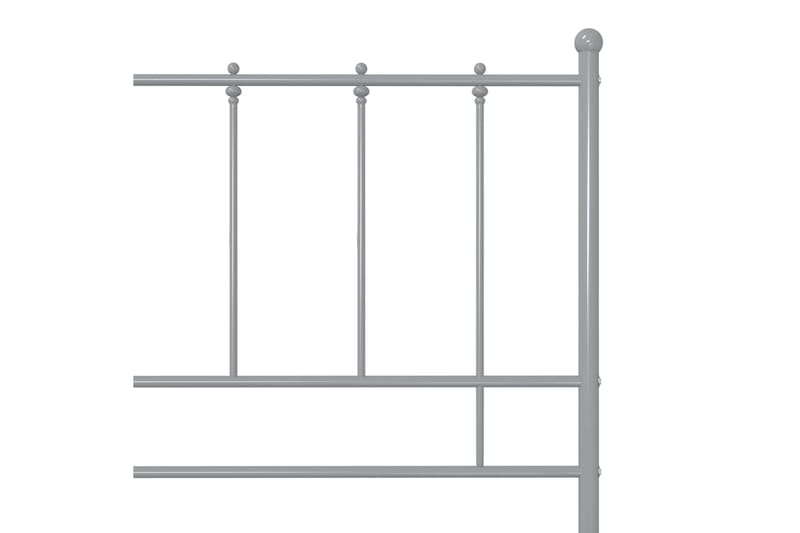 sengestel 100x200 cm metal grå - Grå - Møbler - Senge - Sengeramme & sengestel