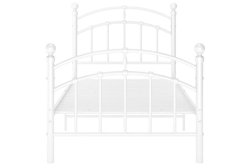 sengestel 100x200 cm metal hvid - Hvid - Møbler - Senge - Sengeramme & sengestel