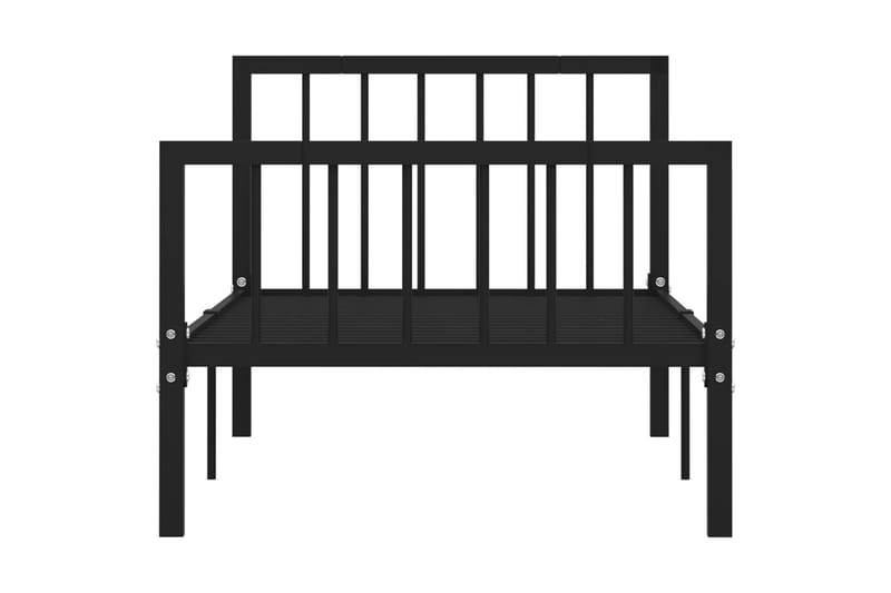 Sengestel 100x200 cm Metal Sort - Sort - Møbler - Senge - Sengeramme & sengestel