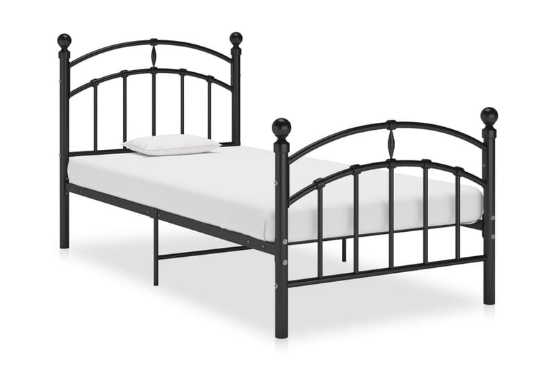 sengestel 100x200 cm metal sort - Sort - Møbler - Senge - Sengeramme & sengestel