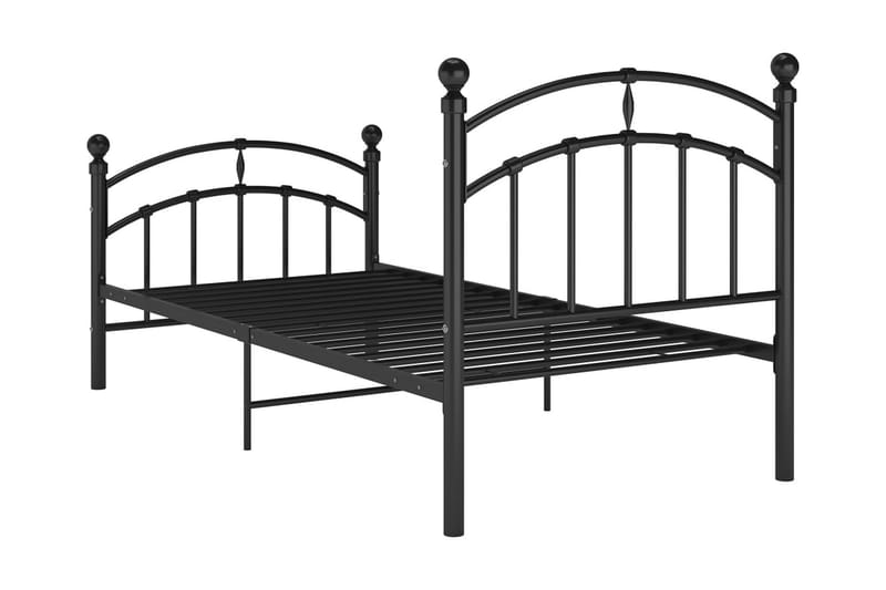 sengestel 100x200 cm metal sort - Sort - Møbler - Senge - Sengeramme & sengestel