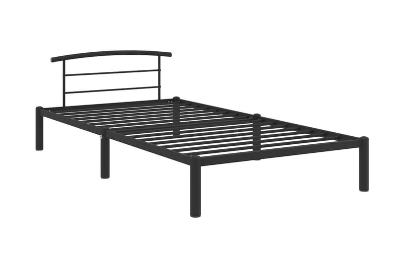 Sengestel 100X200 cm Metal Sort - Møbler - Senge - Sengeramme & sengestel