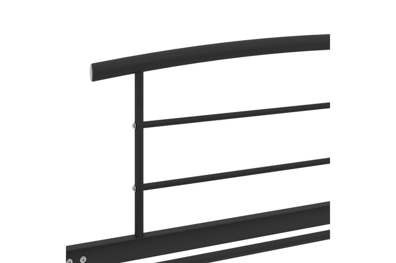 Sengestel 100X200 cm Metal Sort - Møbler - Senge - Sengeramme & sengestel