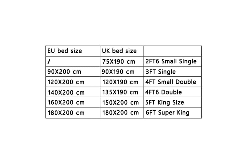 Sengestel 100X200 cm Metal Sort - Sengeramme & sengestel