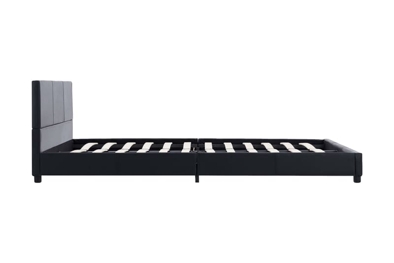 sengestel 120 x 200 cm kunstlæder sort - Møbler - Senge - Sengeramme & sengestel