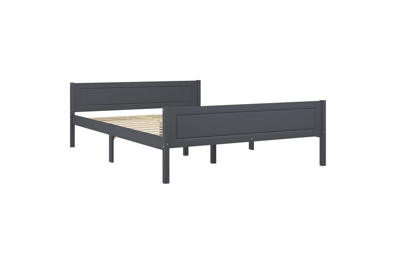 sengestel 120x200 cm massivt fyrretr�æ grå - Grå - Møbler - Senge - Sengeramme & sengestel
