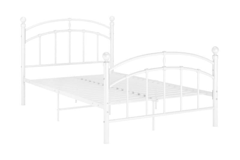 sengestel 120x200 cm metal hvid - Hvid - Møbler - Senge - Sengeramme & sengestel