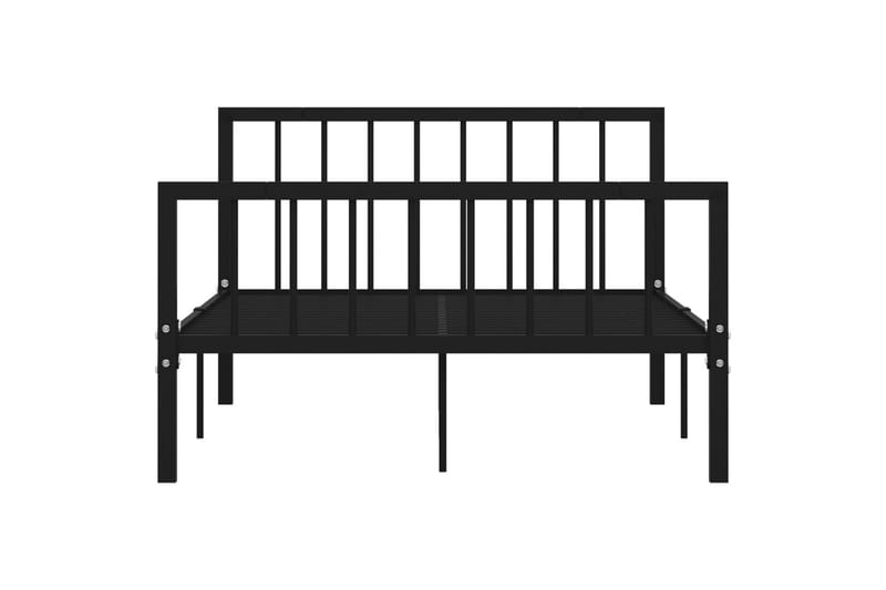 Sengestel 120x200 cm Metal Sort - Sort - Møbler - Senge - Sengeramme & sengestel