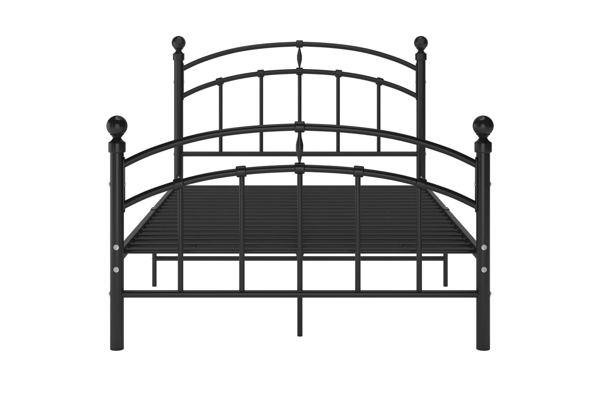 sengestel 120x200 cm metal sort - Sort - Møbler - Senge - Sengeramme & sengestel