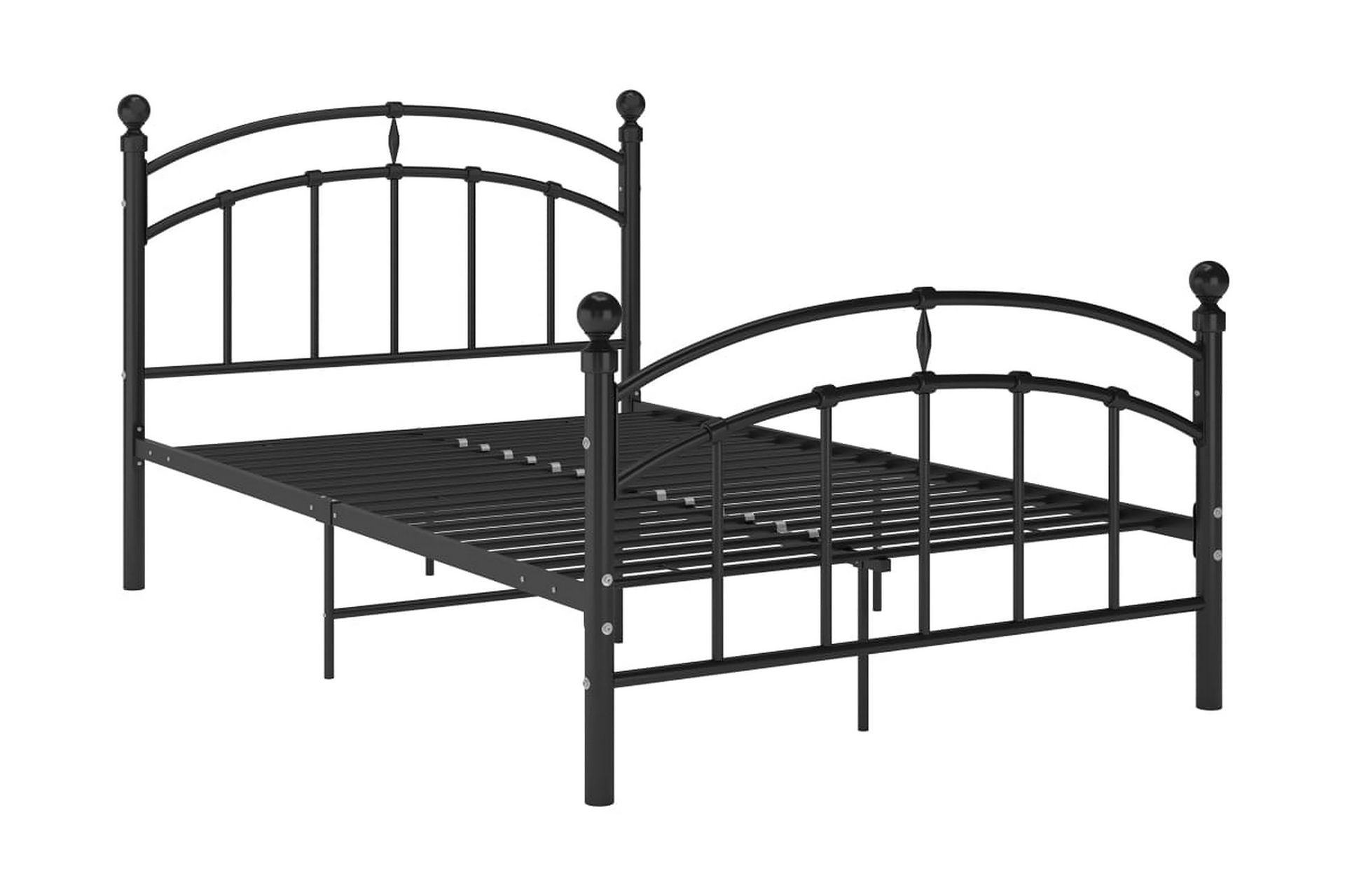 sengestel 120x200 cm metal sort - Sort - Møbler - Senge - Sengeramme & sengestel