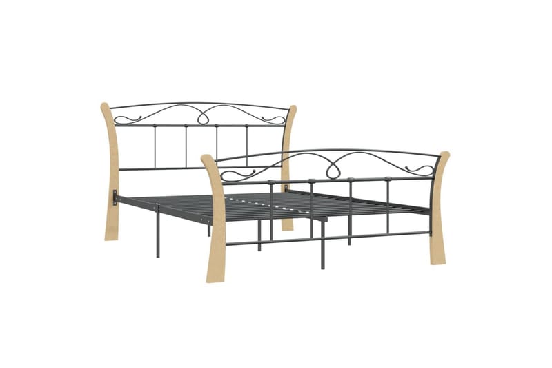 sengestel 120x200 cm metal sort - Sort - Møbler - Senge - Sengeramme & sengestel