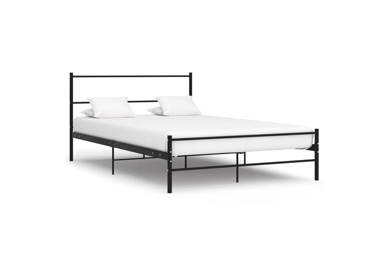 Sengestel 120x200 cm Metal Sort - Møbler - Senge - Sengeramme & sengestel