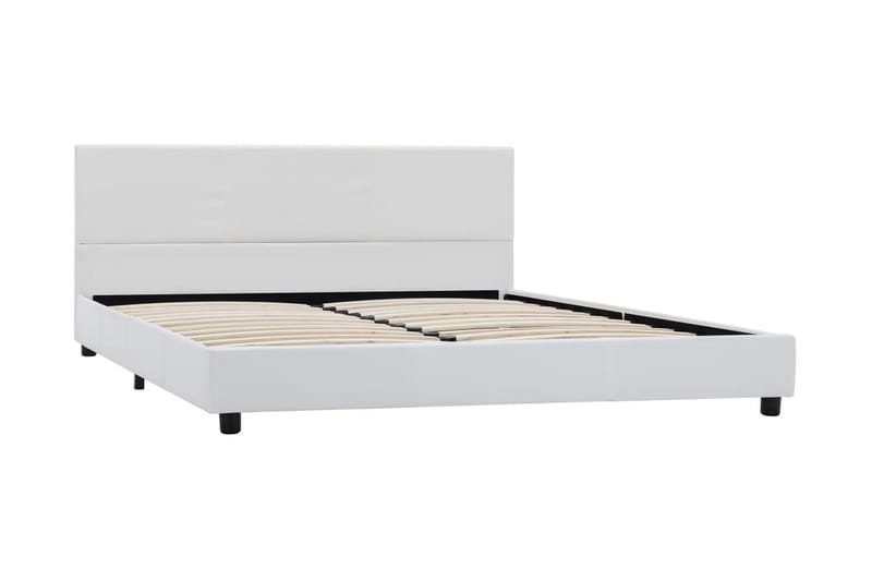 sengestel 140 x 200 cm kunstlæder hvid - Møbler - Senge - Sengeramme & sengestel