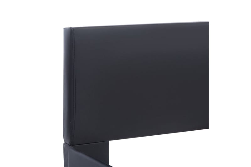 Sengestel 140 x 200 cm kunstlæder sort - Sort - Møbler - Senge - Sengeramme & sengestel