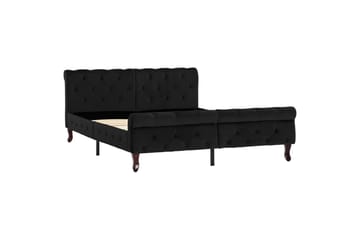 Sengestel 140X200 cm Flöjl Sort - Møbler - Senge - Sengeramme & sengestel