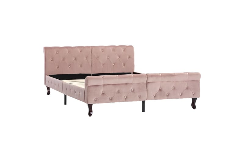 Sengestel 140X200 cm Flöjl Pink - Møbler - Senge - Sengeramme & sengestel
