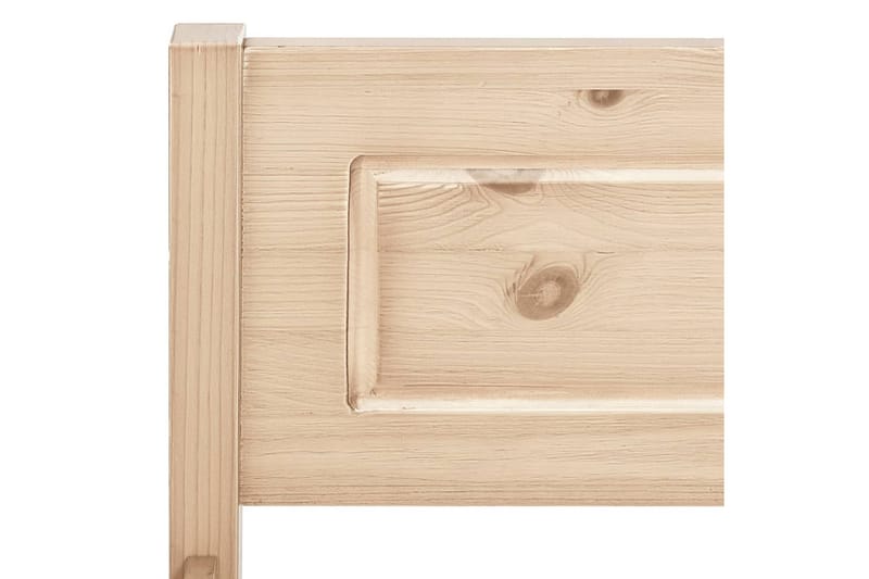 sengestel 140x200 cm massivt fyrretræ - Brun - Sengeramme & sengestel