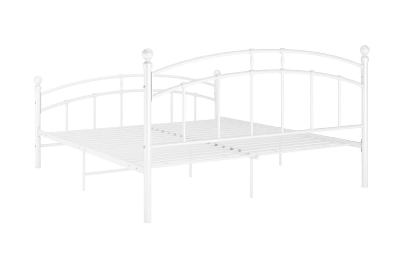 sengestel 140x200 cm metal hvid - Hvid - Møbler - Senge - Sengeramme & sengestel
