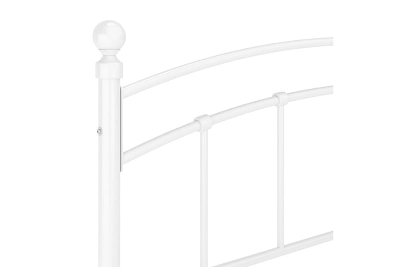 sengestel 140x200 cm metal hvid - Hvid - Møbler - Senge - Sengeramme & sengestel