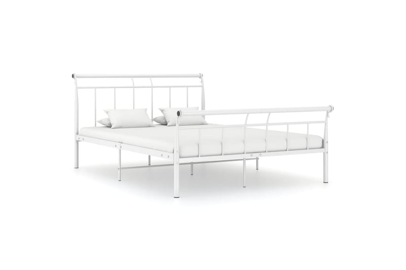 sengestel 140x200 cm metal hvid - Hvid - Møbler - Senge - Sengeramme & sengestel