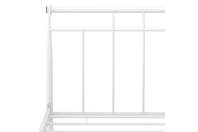 sengestel 140x200 cm metal hvid - Hvid - Møbler - Senge - Sengeramme & sengestel