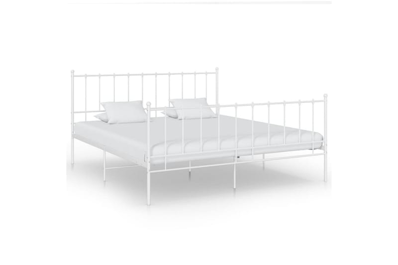 sengestel 140x200 cm metal hvid - Hvid - Møbler - Senge - Sengeramme & sengestel