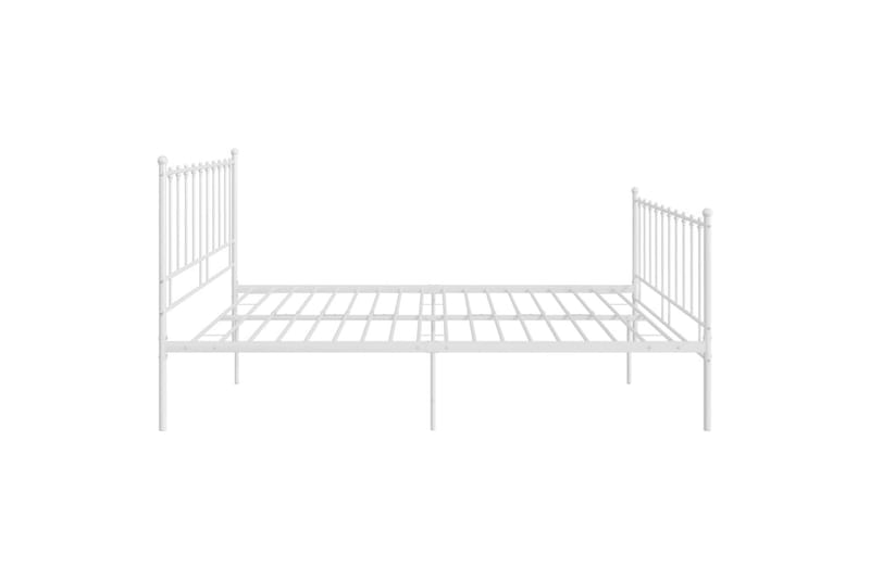 sengestel 140x200 cm metal hvid - Hvid - Møbler - Senge - Sengeramme & sengestel