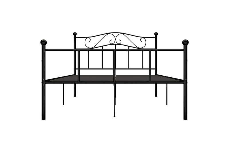 Sengestel 140x200 cm Metal Sort - Sort - Møbler - Senge - Sengeramme & sengestel