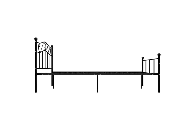 Sengestel 140x200 cm Metal Sort - Sort - Møbler - Senge - Sengeramme & sengestel