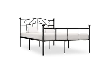 Sengestel 140x200 cm Metal Sort - Sort - Møbler - Senge - Sengeramme & sengestel